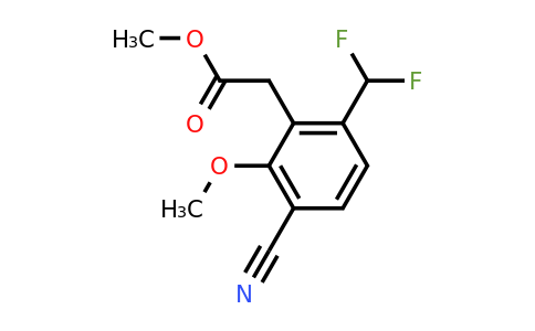 1805641-29-5 | Methyl 3-cyano-6-difluoromethyl-2-methoxyphenylacetate