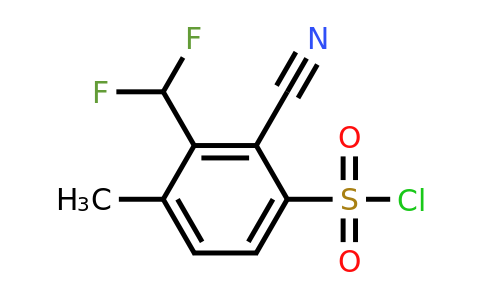 1805641-34-2 | 2-Cyano-3-difluoromethyl-4-methylbenzenesulfonyl chloride
