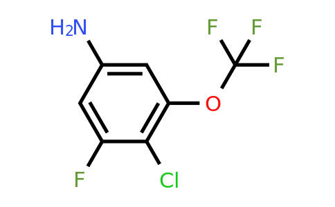 1805641-67-1 | 4-Chloro-3-fluoro-5-(trifluoromethoxy)aniline