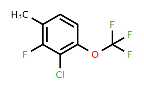 1805641-86-4 | 3-Chloro-2-fluoro-4-(trifluoromethoxy)toluene