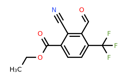 1805642-48-1 | Ethyl 2-cyano-3-formyl-4-(trifluoromethyl)benzoate