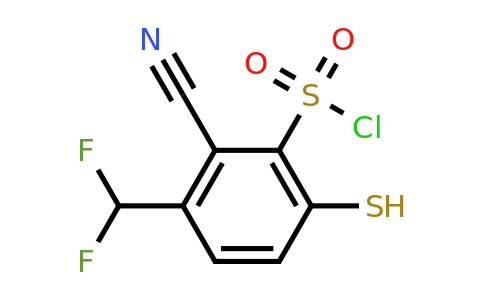 1805642-77-6 | 2-Cyano-3-difluoromethyl-6-mercaptobenzenesulfonylchloride