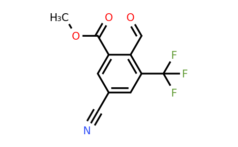 Methyl 5-cyano-2-formyl-3-(trifluoromethyl)benzoate