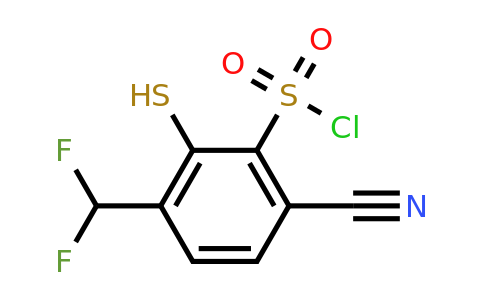 1805643-13-3 | 6-Cyano-3-difluoromethyl-2-mercaptobenzenesulfonylchloride