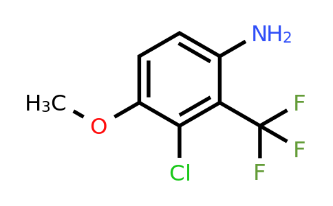 1805643-52-0 | 3-Chloro-4-methoxy-2-(trifluoromethyl)aniline