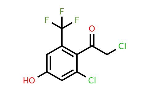 1805643-55-3 | 2'-Chloro-4'-hydroxy-6'-(trifluoromethyl)phenacyl chloride