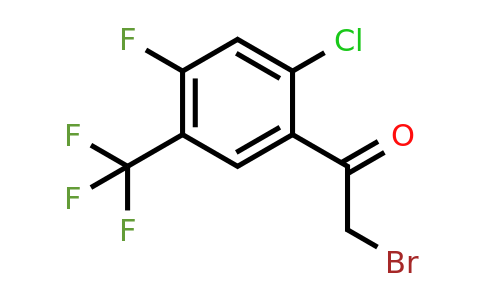 1805643-67-7 | 2'-Chloro-4'-fluoro-5'-(trifluoromethyl)phenacyl bromide