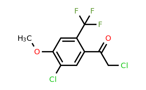 1805643-87-1 | 5'-Chloro-4'-methoxy-2'-(trifluoromethyl)phenacyl chloride
