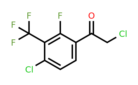 1805643-90-6 | 4'-Chloro-2'-fluoro-3'-(trifluoromethyl)phenacyl chloride