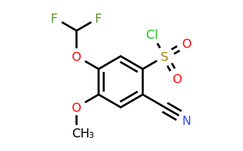 1805644-04-5 | 2-Cyano-5-difluoromethoxy-4-methoxybenzenesulfonylchloride