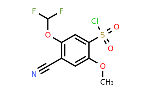 1805644-18-1 | 4-Cyano-5-difluoromethoxy-2-methoxybenzenesulfonylchloride