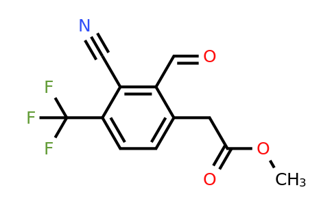 1805644-22-7 | Methyl 3-cyano-2-formyl-4-(trifluoromethyl)phenylacetate
