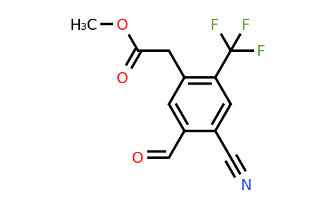 1805644-31-8 | Methyl 4-cyano-5-formyl-2-(trifluoromethyl)phenylacetate