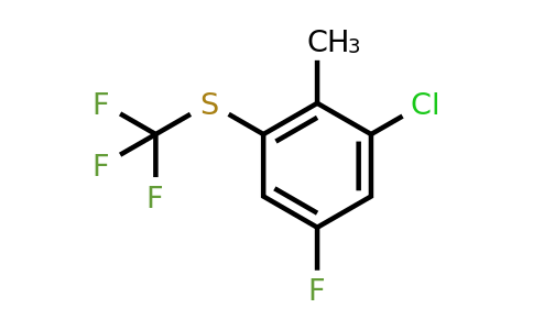 1805644-54-5 | 2-Chloro-4-fluoro-6-(trifluoromethylthio)toluene