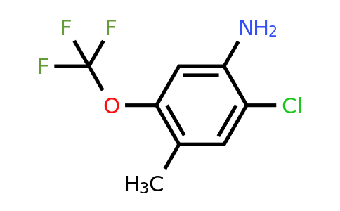 1805644-60-3 | 2-Chloro-4-methyl-5-(trifluoromethoxy)aniline