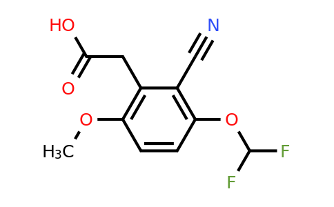 1805645-00-4 | 2-Cyano-3-difluoromethoxy-6-methoxyphenylacetic acid