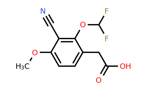 1805645-11-7 | 3-Cyano-2-difluoromethoxy-4-methoxyphenylacetic acid