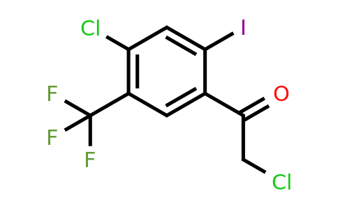 1805645-13-9 | 4'-Chloro-2'-iodo-5'-(trifluoromethyl)phenacyl chloride