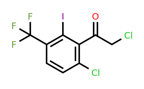 1805645-18-4 | 6'-Chloro-2'-iodo-3'-(trifluoromethyl)phenacyl chloride