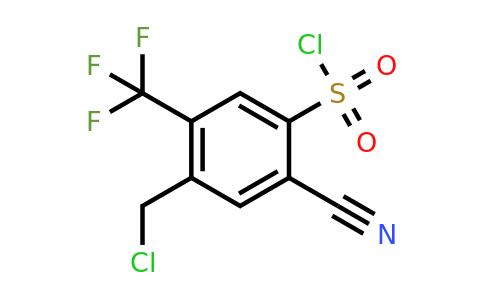 1805645-52-6 | 4-Chloromethyl-2-cyano-5-(trifluoromethyl)benzenesulfonyl chloride