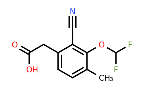 1805646-08-5 | 2-Cyano-3-difluoromethoxy-4-methylphenylacetic acid