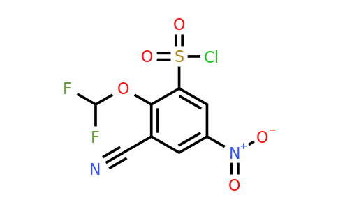 1805646-27-8 | 3-Cyano-2-difluoromethoxy-5-nitrobenzenesulfonylchloride