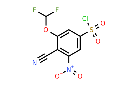 1805646-28-9 | 4-Cyano-3-difluoromethoxy-5-nitrobenzenesulfonylchloride