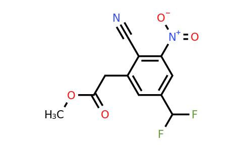 1805646-84-7 | Methyl 2-cyano-5-difluoromethyl-3-nitrophenylacetate