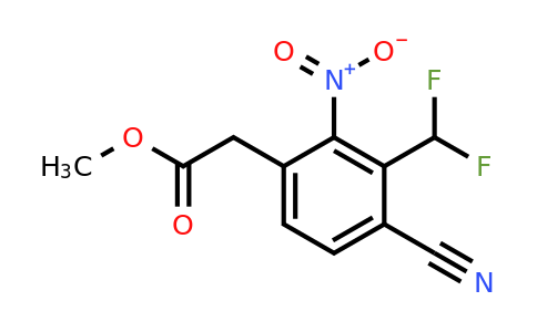 1805646-91-6 | Methyl 4-cyano-3-difluoromethyl-2-nitrophenylacetate
