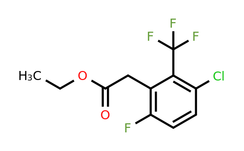 1805647-11-3 | Ethyl 3-chloro-6-fluoro-2-(trifluoromethyl)phenylacetate