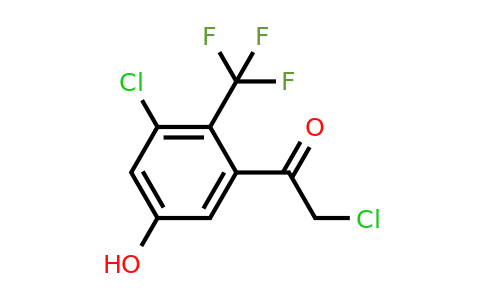 1805647-42-0 | 3'-Chloro-5'-hydroxy-2'-(trifluoromethyl)phenacyl chloride