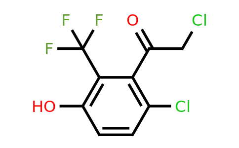 1805647-47-5 | 6'-Chloro-3'-hydroxy-2'-(trifluoromethyl)phenacyl chloride