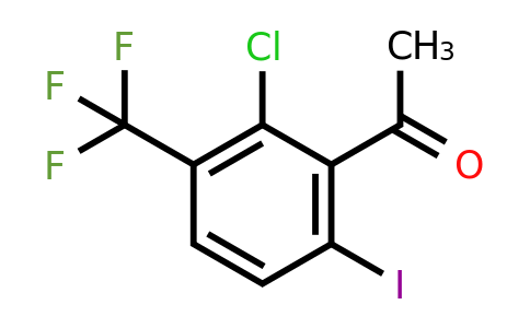 1805647-83-9 | 2'-Chloro-6'-iodo-3'-(trifluoromethyl)acetophenone