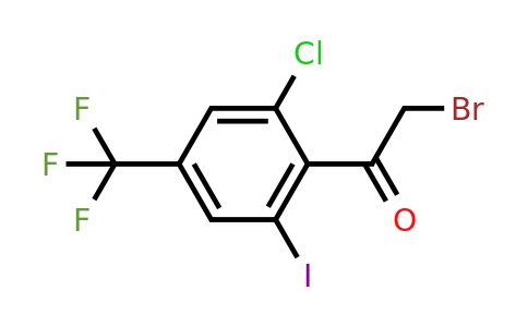 1805648-07-0 | 2'-Chloro-6'-iodo-4'-(trifluoromethyl)phenacyl bromide