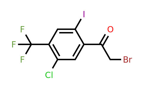 1805648-13-8 | 5'-Chloro-2'-iodo-4'-(trifluoromethyl)phenacyl bromide