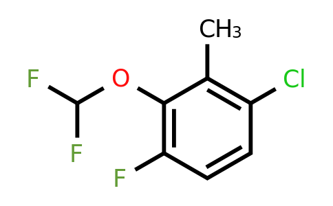 1805648-42-3 | 6-Chloro-2-difluoromethoxy-3-fluorotoluene