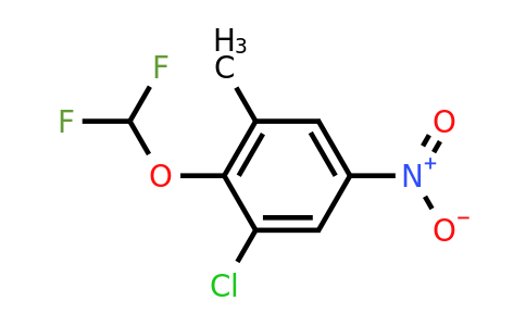 1805648-58-1 | 3-Chloro-2-difluoromethoxy-5-nitrotoluene