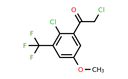 1805649-50-6 | 2'-Chloro-5'-methoxy-3'-(trifluoromethyl)phenacyl chloride