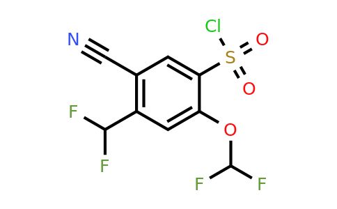 1805649-54-0 | 5-Cyano-2-difluoromethoxy-4-(difluoromethyl)benzenesulfonylchloride