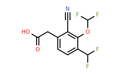 1805649-70-0 | 2-Cyano-3-difluoromethoxy-4-(difluoromethyl)phenylacetic acid