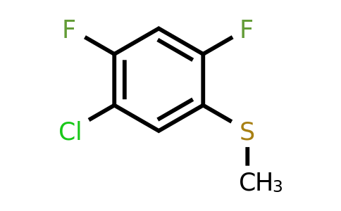 1805650-73-0 | 5-Chloro-2,4-difluorothioanisole