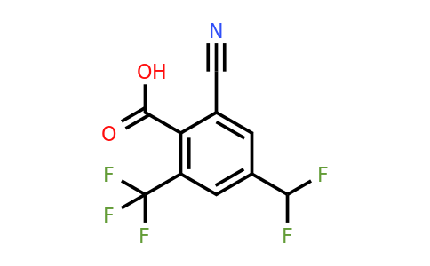 1805651-42-6 | 2-Cyano-4-difluoromethyl-6-(trifluoromethyl)benzoic acid