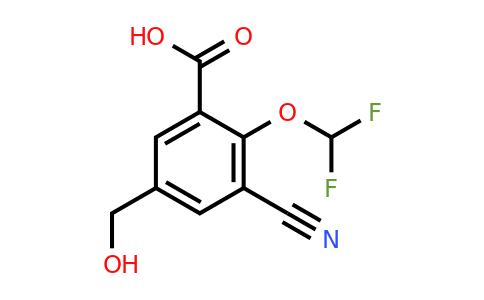 1805651-55-1 | 3-Cyano-2-difluoromethoxy-5-(hydroxymethyl)benzoic acid