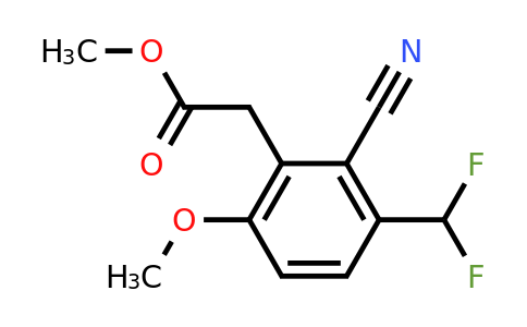 1805652-39-4 | Methyl 2-cyano-3-difluoromethyl-6-methoxyphenylacetate