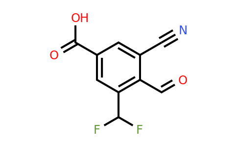 1805652-83-8 | 3-Cyano-5-difluoromethyl-4-formylbenzoic acid