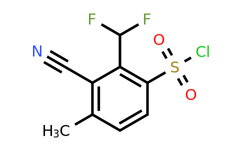 1805653-08-0 | 3-Cyano-2-difluoromethyl-4-methylbenzenesulfonyl chloride