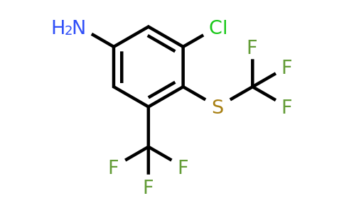 1805653-20-6 | 3-Chloro-5-trifluoromethyl-4-(trifluoromethylthio)aniline