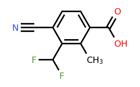 1805653-28-4 | 4-Cyano-3-difluoromethyl-2-methylbenzoic acid
