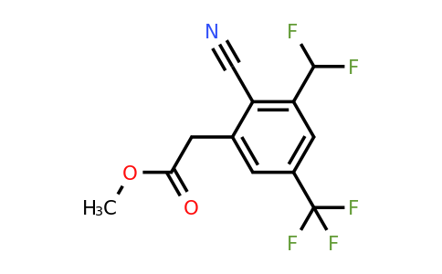 1805653-41-1 | Methyl 2-cyano-3-difluoromethyl-5-(trifluoromethyl)phenylacetate