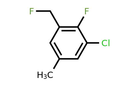 1805653-45-5 | 3-Chloro-4-fluoro-5-(fluoromethyl)toluene